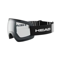 HEAD Lunettes de ski et snowboard F-LYT unisexes - Transparent/noir - Taille L