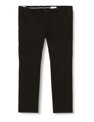 s.Oliver Big Size herenbroek lang, Detroit Relaxed Fit Black 44, zwart, 44