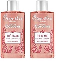 BIEN ETRE Bien-être Eau de Cologne Thé Blanc 250 ml (Lot de 2)
