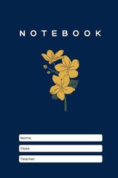 My Notebook: (Diary, Notebook) 6 X 9 Inches Notebook with 120 Lined Pages for Writing and Journaling