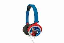 Lexibook - Marvel Avengers - Stereoheadset, begränsad ljudeffekt, vikbart och justerbart, blått, HP010AV