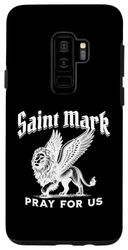 Coque pour Galaxy S9+ Saint Marc l'apôtre évangéliste symbole lion saint catholique