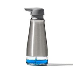 OXO 13331100 Distributeur de Savon moussant en Acier Inoxydable Transparent
