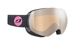 Julbo Moonlight Masque DE Ski pour Femmes, Noir/Rose, L