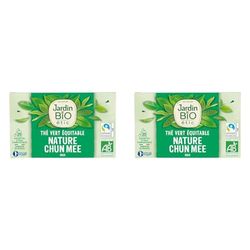 Jardin BiO étic - Thé Vert Nature Doux 40 g (Lot de 2)