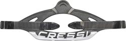 CRESSI Originele riem voor professioneel duikmasker serie C zwart/zilver - originele riem voor professioneel duikmasker en snorkelen, C_Zwart/Zilver, One Size Unisex