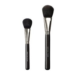 VEGAN LOVE Zwarte Faux Brush Duo Set, 2 stuks