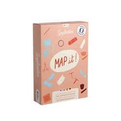 Topla | Map it! | Gioco da tavolo per adolescenti divertente educativo - originale per ragazze o ragazzi 12 anni e + - Gioco intelligente per famiglia, casa, college o liceo - Imparare a divertirsi