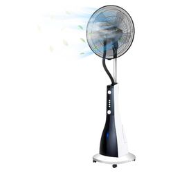 Wintem BAKU Ventilator met luchtbevochtiger, diameter 40 cm, 3 snelheden, 2-uurs timer, tank van 3 liter, motor van koper, horizontale oscillatie