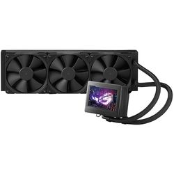 ASUS ROG Ryujin III 360 all-in-one liquid CPU cooler with 3.5" LCD, Asetek 8th gen pump, pump embedded fan and Noctua 2000 PWM 120mm radiator fans.