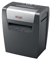 Rexel Momentum X308 Destructeur Coupe Croisée, Jusqu'à 9-8 feuilles (70-80 g/m²), Corbeille 15L, Noir, 2104570EU