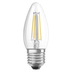 OSRAM LED lamp | Lampvoet: E27 | Warm wit | 2700 K | 4 W | LED Retrofit CLASSIC B [Energie-efficiëntieklasse A++]