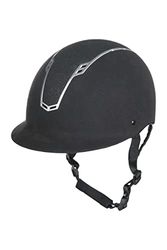 HKM Graz Cascos de equitación, Unisex, Negro, L-XL (59-61cm)