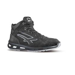 U-Power Red Lion Lift, Safety Shoes, sapatos de segurança, altos, leves e flexíveis, anti-perfuração, com inserção Infinergy, com biqueira de alumínio, cinzento 43
