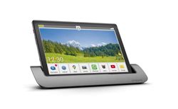 Emporia Tablet z łącznością Wi-Fi i 4G, wyświetlacz 10,1", 32GB, 4GB RAM, Android 11, duże ikony, stojak na biurko z wbudowanym ładowaniem, (Włochy)