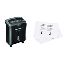 Fellowes Distruggi Documenti 79Ci, a Frammento, 16 Fogli + Fogli oliati lubrificanti per distruggidocumenti, bianchi, confezione da 10 fogli