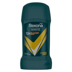 Rexona Men Nonstop Protection Deo Stick Extreme Fresh Anti Transpirant con 72 ore di protezione contro sudore e odore corporeo 50 ml