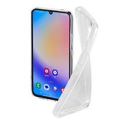 Hama Custodia per Samsung Galaxy A34 5G trasparente (custodia trasparente per Samsung A34 in TPU, custodia protettiva flessibile, protezione per cellulare con superficie antiscivolo) trasparente