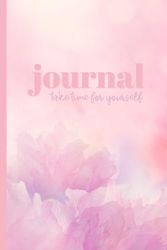 Glamorous Pink Journal With Floral Details: 6x9 With Lined Pages For Writing