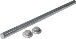 SeaSense Alberi a rulli zincati con dadi Pal, 5/8 "x 13 1/8", adatto a rulli da 30,5 cm