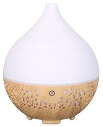 SIXTOL Honey Day Aromadiffuser, 160 ml, ultrasone luchtbevochtiger, voor luchtbevochtiging en geuring van thuis, slaapkamer, kantoor, aromatherapie, voor etherische oliën