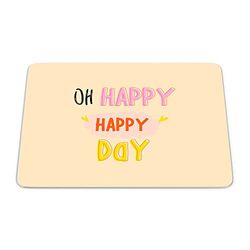Bonamaison, Rectangle Pop Art Digital Printed Mouse Pad, Non-Slip Base, for Office and Home, Size: 22 x 18 cm