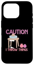 Pottery Clay Throwing Design Case for iPhone 16 Pro