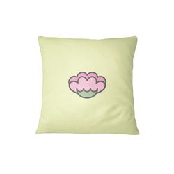 Bona Basics, Funda de cojín Decorativa,Decoración del hogar, para sofá, cafetería, Tamaño: 45X45 cm, Color: Amarillo Claro