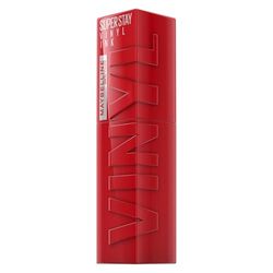 Maybelline New York Lip Colour, Smudge-free, Long Lasting up to 16h, Liquid Lipstick, Shine Finish, SuperStay Vinyl Ink, 50 Wicked