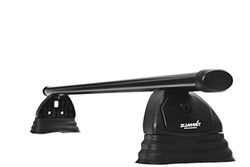 Summit Lot de 2 Barres de Toit Multi-usages en Acier Noir SUP-012