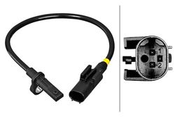 HELLA 6PU 358 217-161 Sensor Wheel Speed 2-Pin Cable 205 mm
