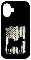 Shiba Inu Dog Lover Owner For Men Women Kids Camo Camouflage Case for iPhone 16