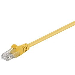 Wentronic CAT 5 – 300 UTP Yellow 3 m 3 m gul nätverkskabel – nätverkskabel (3 m, gul)