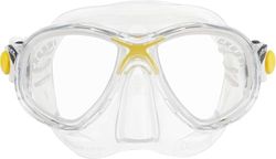 Cressi Estrela Jr Mask óculos de snorkeling, unissexo para crianças, transparente / amarelo, 7-13 anos