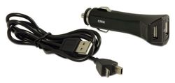 CMX Universal USB billaddare (12 V/3 A) för smartphone/surfplatta/navigationsutrustning 12V svart