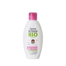 Corine de Farme - Gel Lavant Intime Miss BIO - Gel Nettoyant pour Petite Fille à l'Aloe Vera - Respecte l'Équilibre de la Flore Intime - Hydrate et Apaise l'Inconfort - Certifié Bio ECOCERT - 125 ml