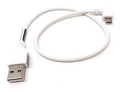 System-S - Cavo Micro USB da 20 cm, connettore 90° a Spina Tipo A