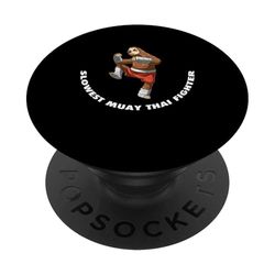 Divertente Muay Thai e Thai Boxe PopSockets PopGrip Adesivo