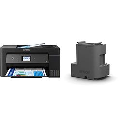 Epson MF INCHIOSTRO ECOTANK ET-15000 & C13T04D100 - C13104D198, Scatola di Manutenzione, Nero