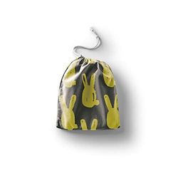 Bonamaison Printed Cotton Produce Bag with Drawstring, Reusable Grocery Bag, Biodegradable Eco-Friendly Bags, Travel Pouch, Sachet Bags, Shopping Bag, Eco Friendly, Foldable, Size: 12x15 Cm