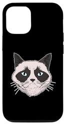 iPhone 14 Pro Hand Drawn Cat Head Realistic Style Case