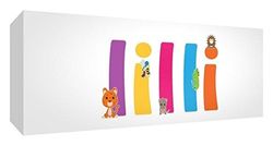Little Helper LILLI1542-15DE canvasdruk gepersonaliseerd met meisjesnaam, Lilli, 15 x 42 x 4 cm, klein