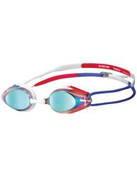 arena 1E560-GOLD-BLUE-RED Tracks Mirror Jr Swim Goggles