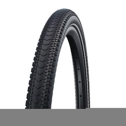 Schwalbe Faltreifen Marath.almotion Hs603, Unisex vouwband voor volwassenen, zwart, 28x2.15 55-622