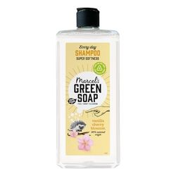 Marcel's Green Soap Shampoo – Vanilla & Cherry Blossom Scent, arricchito con oli naturali, 97% naturale, 98% biodegradabile, vegano, 300 ml – Gentle Care for Hair & Planet