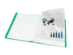 Liderpapel Window Folder 40 Pockets Polypropylene DIN A4 Green Tran