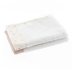Cambrass-Set 2 ręczniki frotte dla niemowląt super chłonne włókna tencel-magia różowy 25x35x1 cm