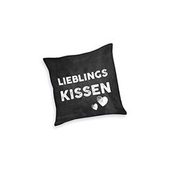 Herding Decorative Pillow, Polyester, Black, 40 x 40 cm