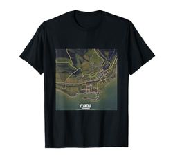 Cartina e mappa DayZ Elektro Maglietta