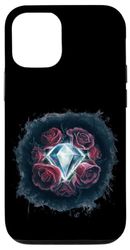 Rose magiche con pietra fantasiosa Custodia per iPhone 12/12 Pro